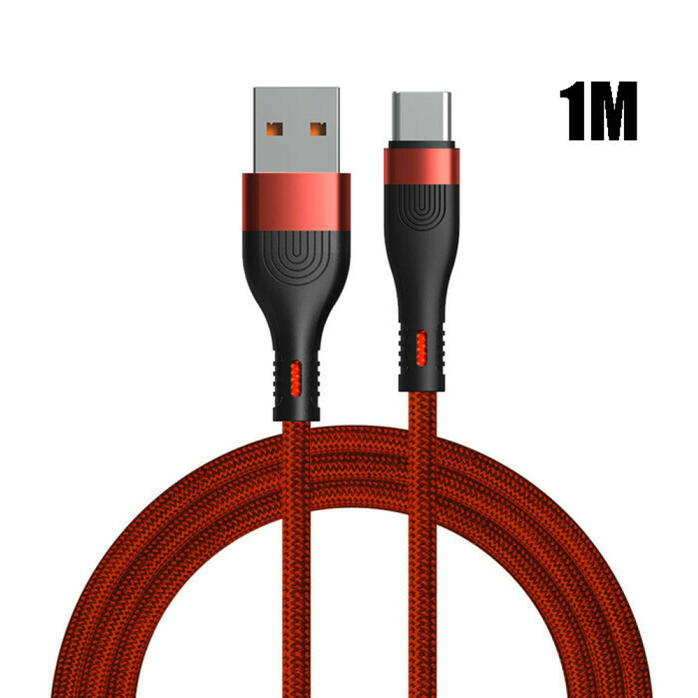 USB-C naar USB 3.0 Kabel - Rood - 1 meter