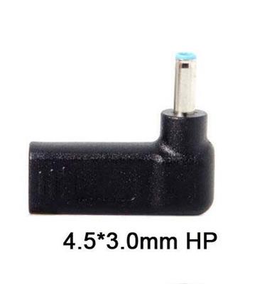 Verloopstekker voor Female All brands except Dell Type-C TYPEC USB-C / Male HP 4.5*3.0mm Center Pin