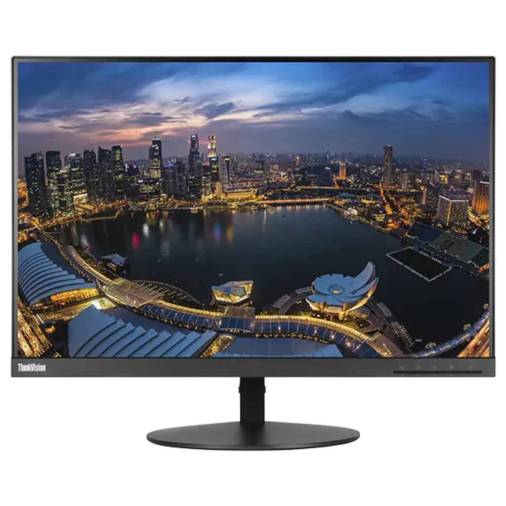 Lenovo ThinkVision T24d-10 - 24 inch - 1920x1200 - DP - HDMI - VGA - Zwart